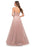 Tulle Prom Dress V Neck A-Line Party Dress Tulle Sleeveless Wedding Guest Dresses