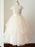 Flower Girl Dresses Jewel Neck Tulle Short Sleeves Floor-Length Princess Silhouette Sash Kids Social Party Dresses