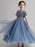 Flower Girl Dresses Jewel Neck Tulle Sleeveless Ankle Length Princess Silhouette Embroidered Kids Party Dresses