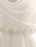 Turndown Collar Brides Wedding Dress With Pleated Satin misshow