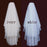 Two Layers Short Tulle White Comb Wedding Veils | Bridelily - WHITE / 75cm - wedding veils