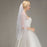 Two Layers Tulle Bridal With Comb Wedding Veils | Bridelily - wedding veils