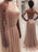Unique A Line Backless Prom Dresses with Pearls Gorgeous Long Evening Dress - Prom Dresses