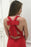 Unique Back Design Red V-neck Sleeveless Mermaid Sweep Train Prom Dresses - Prom Dresses