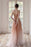 Unique Spaghetti Straps V Neck Sleeveless Tulle Prom A Line Party Dresses - Prom Dresses