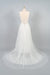 V-neck Appliques Tulle A-line Wedding Dress - Wedding Dresses