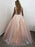V Neck Backless Long Pink Lace Prom Dresses, Pink Lace Formal Dresses, Pink Evening Dresses