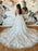 V Neck Backless White Lace Long Prom Dresses, White Lace Wedding Dresses, White Formal Evening Dresses 