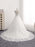 V-Neck Beaded Backless Lace A-Line Wedding Dresses - wedding dresses