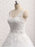 V-Neck Beaded Backless Lace A-Line Wedding Dresses - wedding dresses