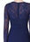 V Neck Evening Dress Illusion Lace Sleeve Mother Of The Bride Dress Ruched A Line Floor Length Wedding Party Dress In Dark Navy wedding guest dress