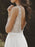 V Neck Lace Boho Wedding Dresses - wedding dresses