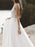 V Neck Lace Boho Wedding Dresses - wedding dresses