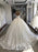 V-Neck Lace Sequins Ball Gown Wedding Dresses - wedding dresses