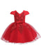 Flower Girl Dresses V Neck Short Sleeves Flowers Kids Party Dresses