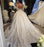 Vintage Appliqued Half Sleeve Flowers Ball Gown Luxury Tulle Wedding Dress - Wedding Dresses