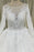 Vintage Appliques Long Sleeve Tulle Wedding Dress - Wedding Dresses