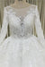 Vintage Appliques Long Sleeve Tulle Wedding Dress - Wedding Dresses