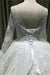 Vintage Appliques Long Sleeve Tulle Wedding Dress - Wedding Dresses