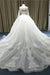 Vintage Appliques Long Sleeve Tulle Wedding Dress - Wedding Dresses