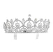 Vintage Handmade Rhinestone Womens Tiaras | Bridelily - Silver - tiaras