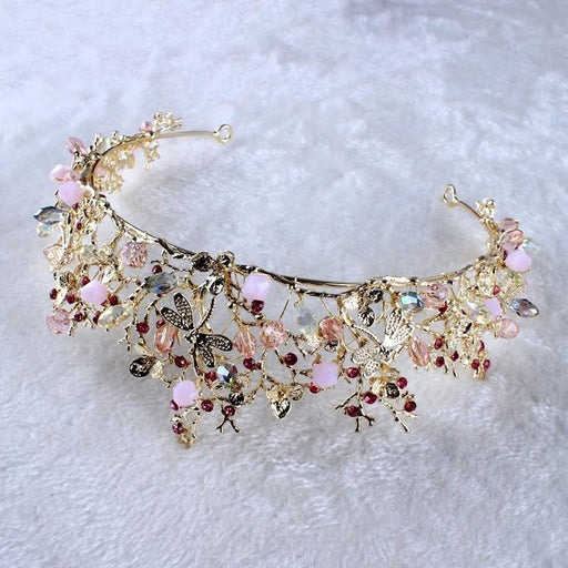Vintage Jewelry Handmade Beaded Tiaras | Bridelily - tiaras