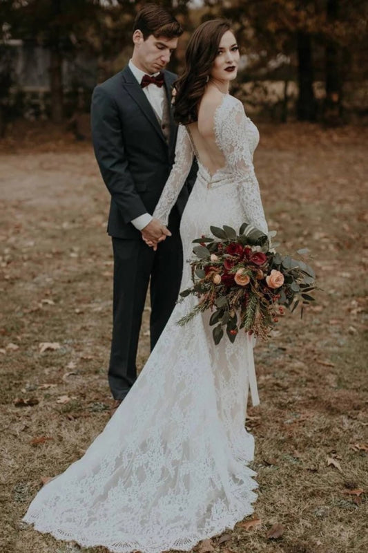 vintage long sleeve wedding dresses Simple On Sale Size:M ( Dress Size 8-10) womens fall knit sweater Vintage lace mermaid wedding Embroidered Zara Dress |