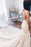 Vintage Mermaid V Neck Backless Tulle Wedding Dress - Wedding Dresses