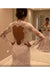 Vintage Sleeves Mermaid Long Open Back Wedding Dress - Wedding Dresses
