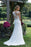 Vintage V Neck Sleeveless Tulle Appliqued Wedding Dress - Wedding Dresses