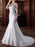 vintage wedding bridal dress 2021 sheath illusion neck long sleeve lace applique wedding dresses with train