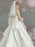 Vintage Wedding Dresses Cathedral Train Strapless Sleeveless Bows Satin Fabric Bridal Gowns