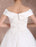 Vintage Wedding Dresses Off The Shoulder Short Bridal Dress 1950's Lace Applique Beaded  Tea Length Wedding Reception Dress misshow