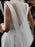 Vintage Wedding Dresses V Neck Sleeveless Natural Waist Satin Fabric Pleated Bridal Gowns With Train