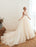 Wedding Dress 2021 A Line V Neck Sleeveless Natural Waist With Train Tulle Bridal Gowns