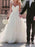 Wedding Dress 2021 Ball Gown Sweetheart Neck Sleeveless Natural Waist Sash Tulle Bridal Dresses with train
