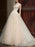 Wedding Dress 2021 Princess Silhouette Floor Length Jewel Neck Sleeveless Natural Waist Lace Tulle Bridal Gowns