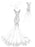 Wedding Dress 2021 V Neck Mermaid sleeveless Lace Embellishment classic Bridal Gowns with train