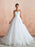 Wedding Dress Princess Silhouette Sweetheart Neck Sleeveless Natural Waist Bridal Gowns With Train