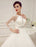 Wedding Dresses Ball Gown Bridal Dress Long Sleeve Lace Applique Beaded Rhinestones Sash Illusion Cutout Wedding Gown With Train misshow