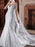 Wedding Dresses Jewel Neck Long Sleeves Natural Waist Lace Court Train Bridal Gowns