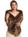 Wedding Shawl Wrap Faux Fur Stole Bridal Cape For Winter