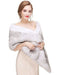 Wedding Shawl Wrap Faux Fur Stole Bridal Cape For Winter
