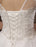 White Ball Gown Jewel Neck Beading Floor-Length Bridal Wedding Dress 
