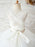 Flower Girl Dresses Jewel Neck Sleeveless Back Crossed-Lace Formal Kids Pageant Dresses