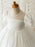Flower Girl Dresses White Jewel Neck Short Sleeves Beaded Formal Kids Pageant Dresses