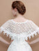 White Hollow Lace Tassel Cape Wedding Wraps | Bridelily - wedding wraps