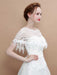 White Hollow Lace Tassel Cape Wedding Wraps | Bridelily - wedding wraps