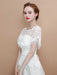 White Hollow Lace Tassel Cape Wedding Wraps | Bridelily - wedding wraps