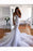 White Mermaid Sweetheart Sweep Train Tulle Lace Appliqued Wedding Dress - Wedding Dresses